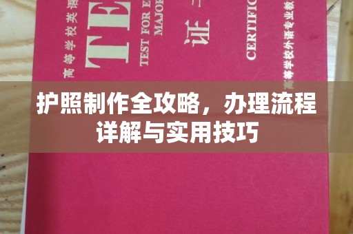 全州护照制作全攻略，办理流程详解与实用技巧