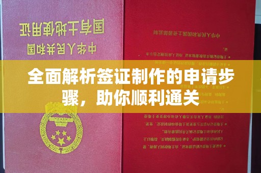 全州全面解析签证制作的申请步骤，助你顺利通关