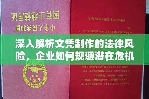全州深入解析文凭制作的法律风险，企业如何规避潜在危机